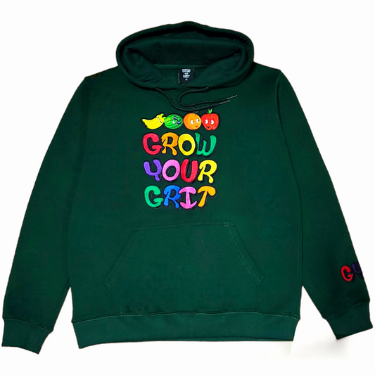 Grit Sportswear Tech fleece Emerald-Green hoodie