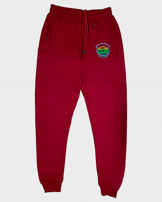 Cozy Basics Sweatpants  RED