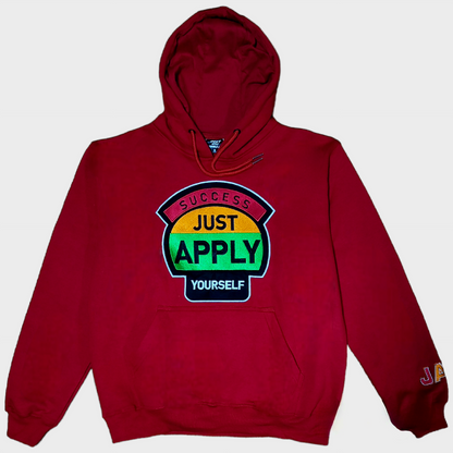 Just Apply Yourself Sweatshirt Hoodie RED