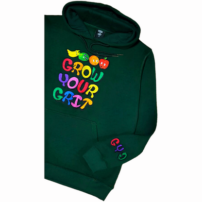 Grit Sportswear Tech fleece Emerald-Green hoodie