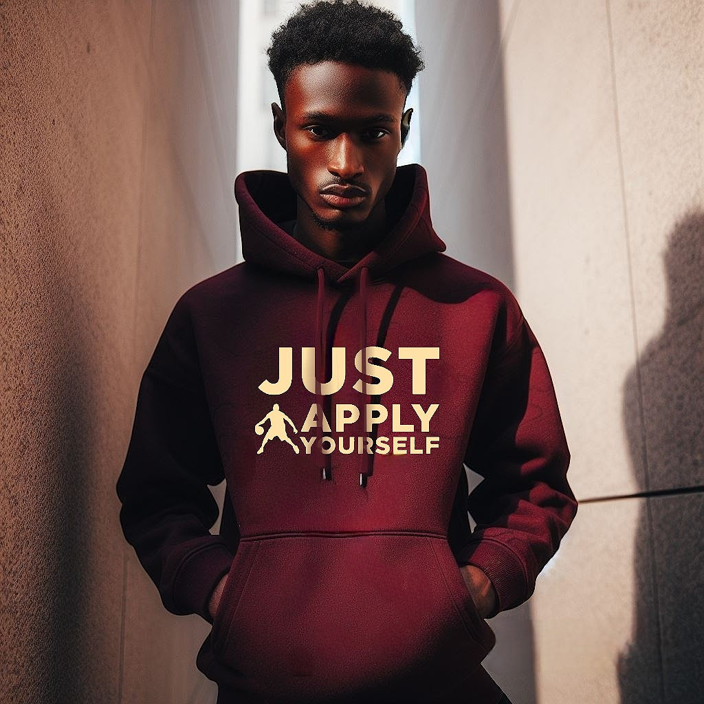 Satin Hooded Fleece Sweatshirt Commanders Burgundy