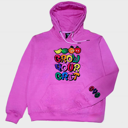 Grow Your Grit Sportswear fleece Rose-Pink.