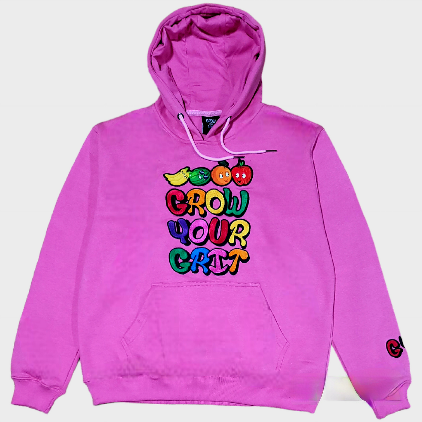 Grow Your Grit Sportswear fleece Rose-Pink.