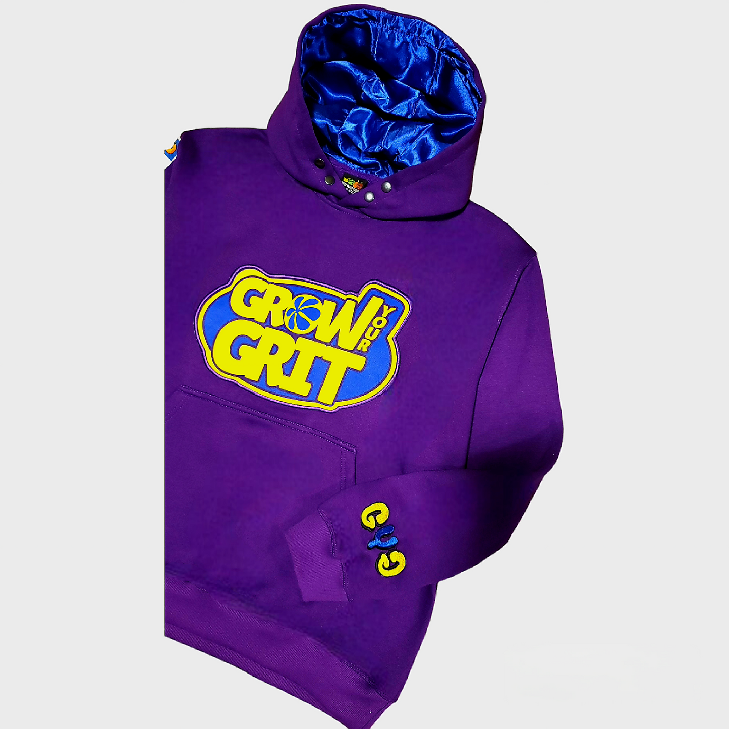 Satin Lined Tech Fleece Pullover Luxury Purple