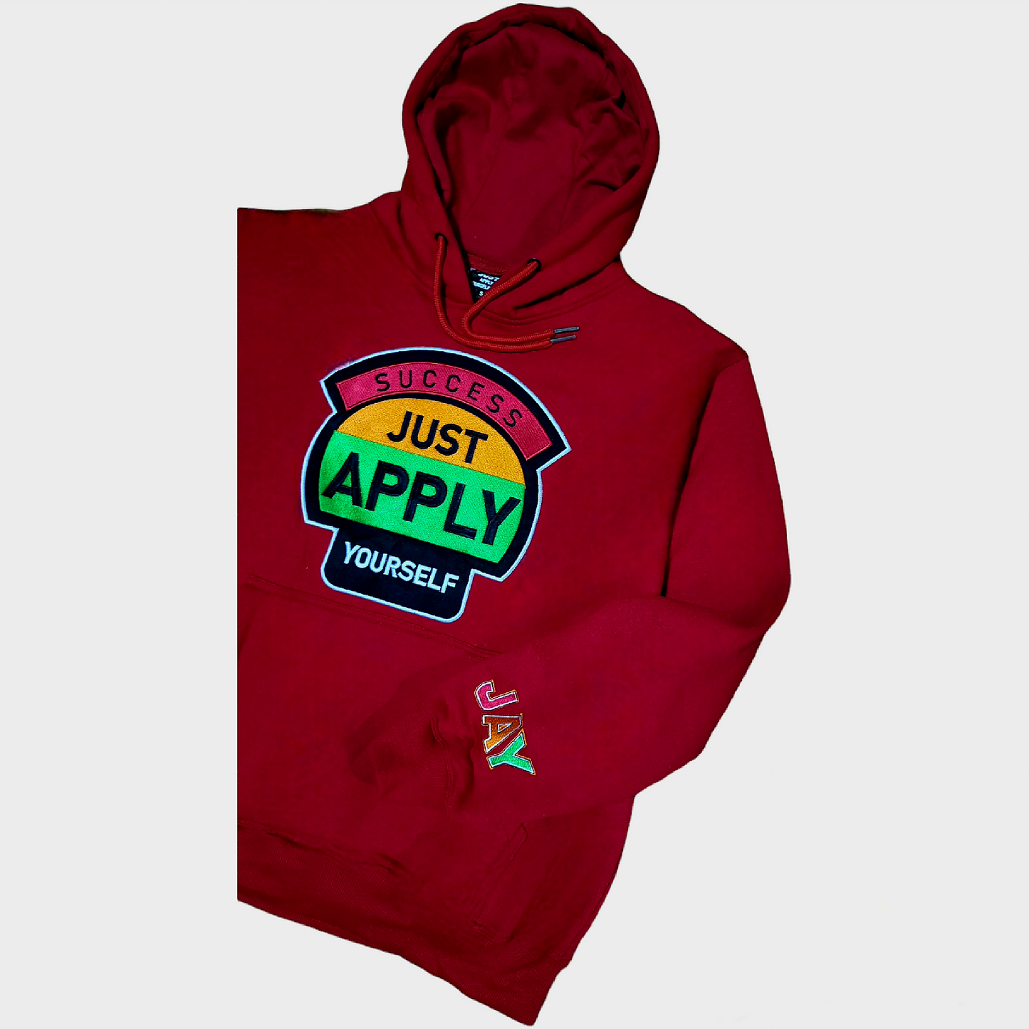 Just Apply Yourself Sweatshirt Hoodie RED