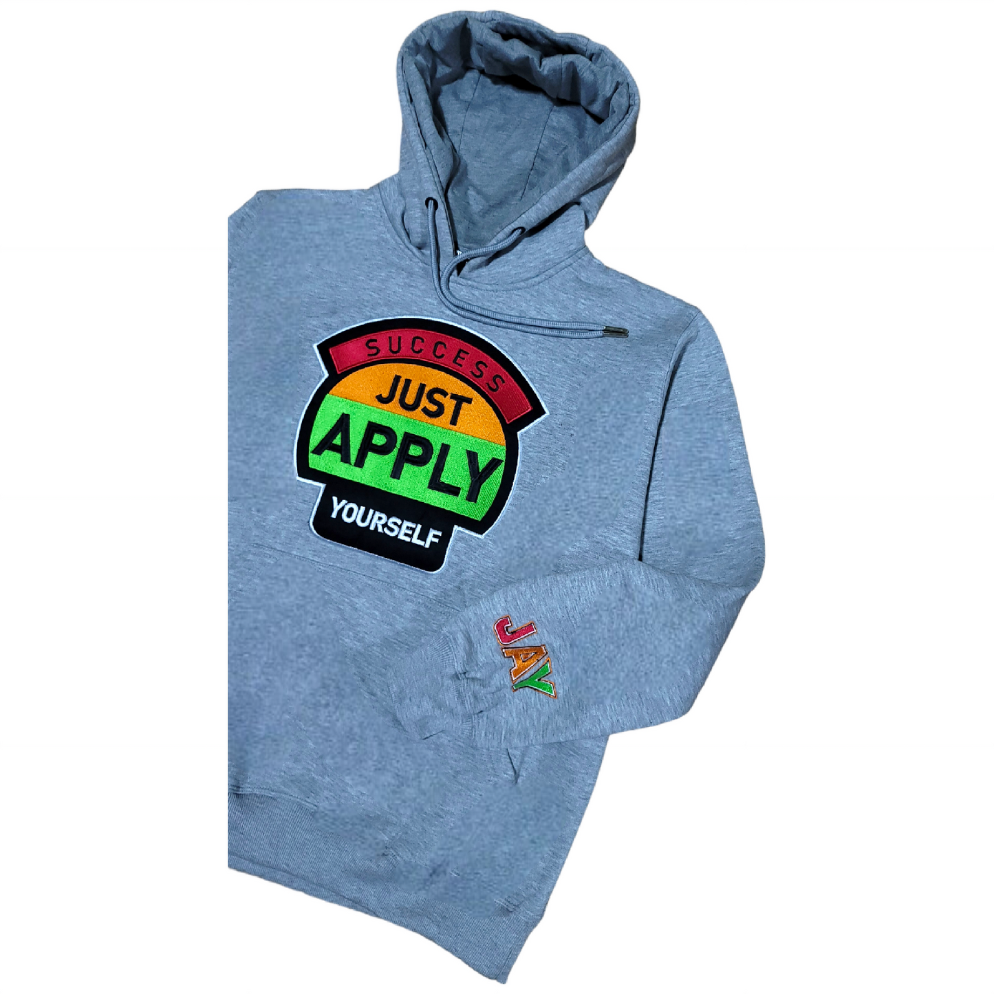 Just Apply Yourself Sweatshirt Hoodies GRAY