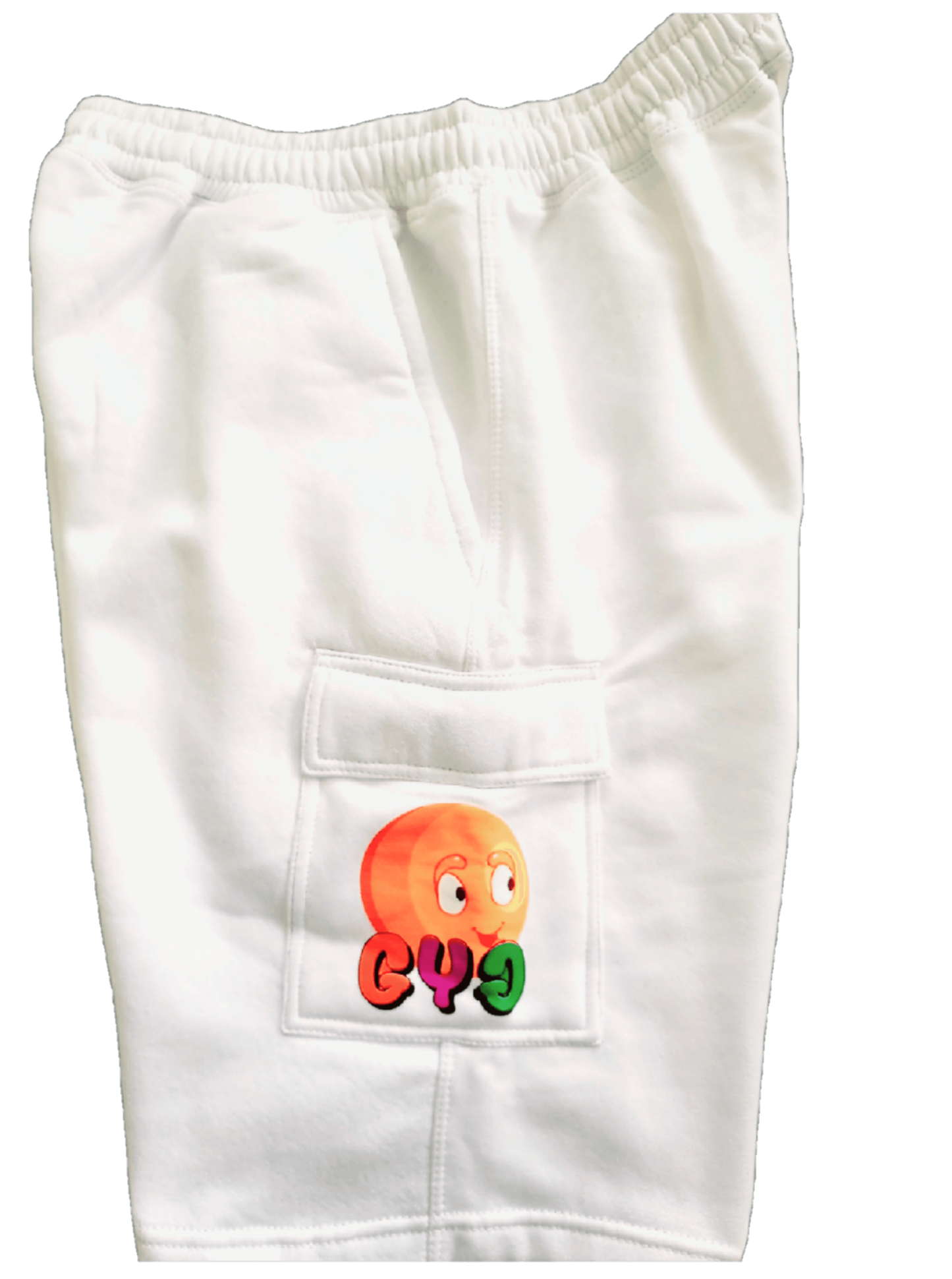 Grow Your Grit (GYG) White cargo shorts - GYG