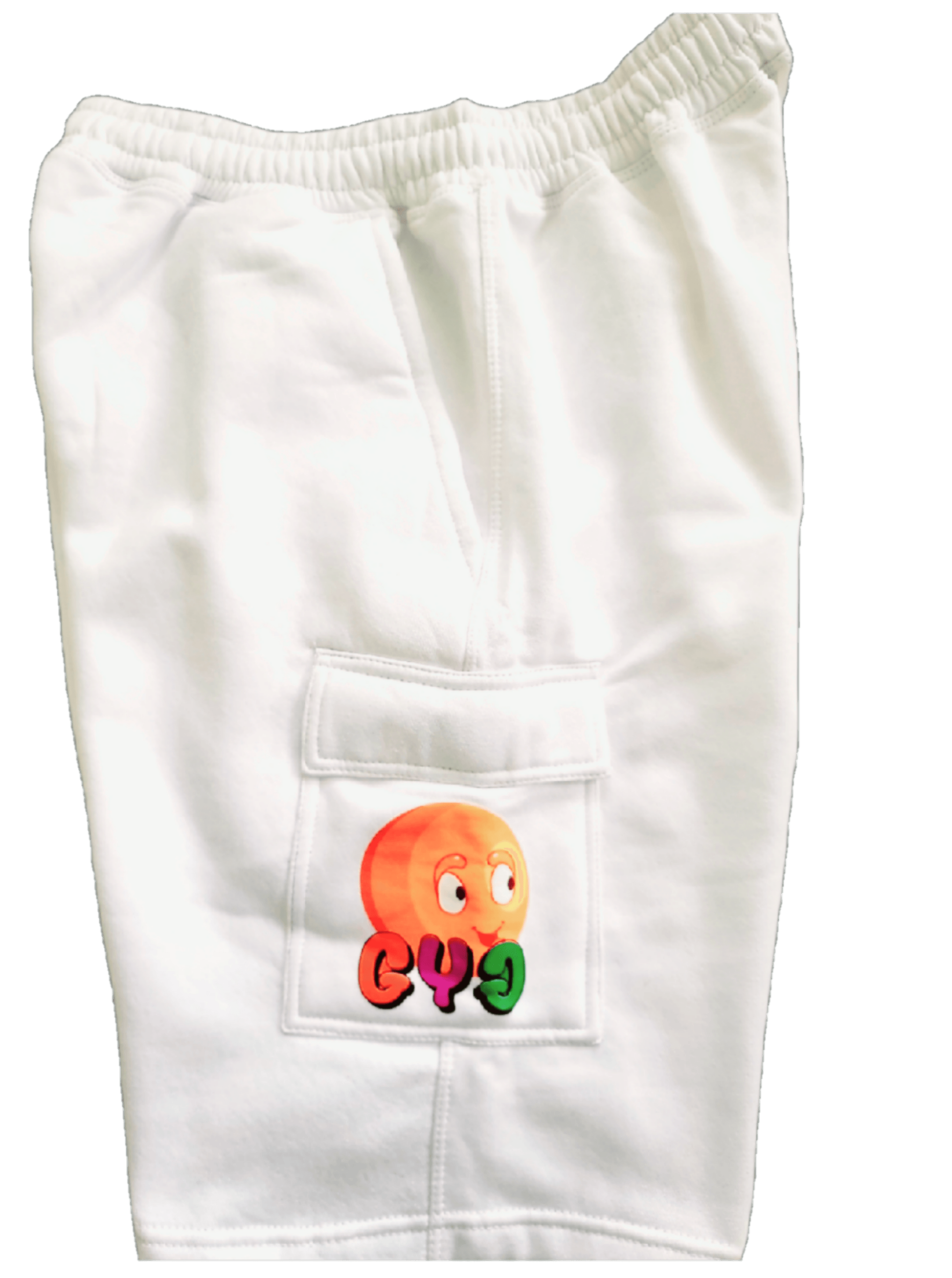 Grow Your Grit (GYG) White cargo shorts - GYG