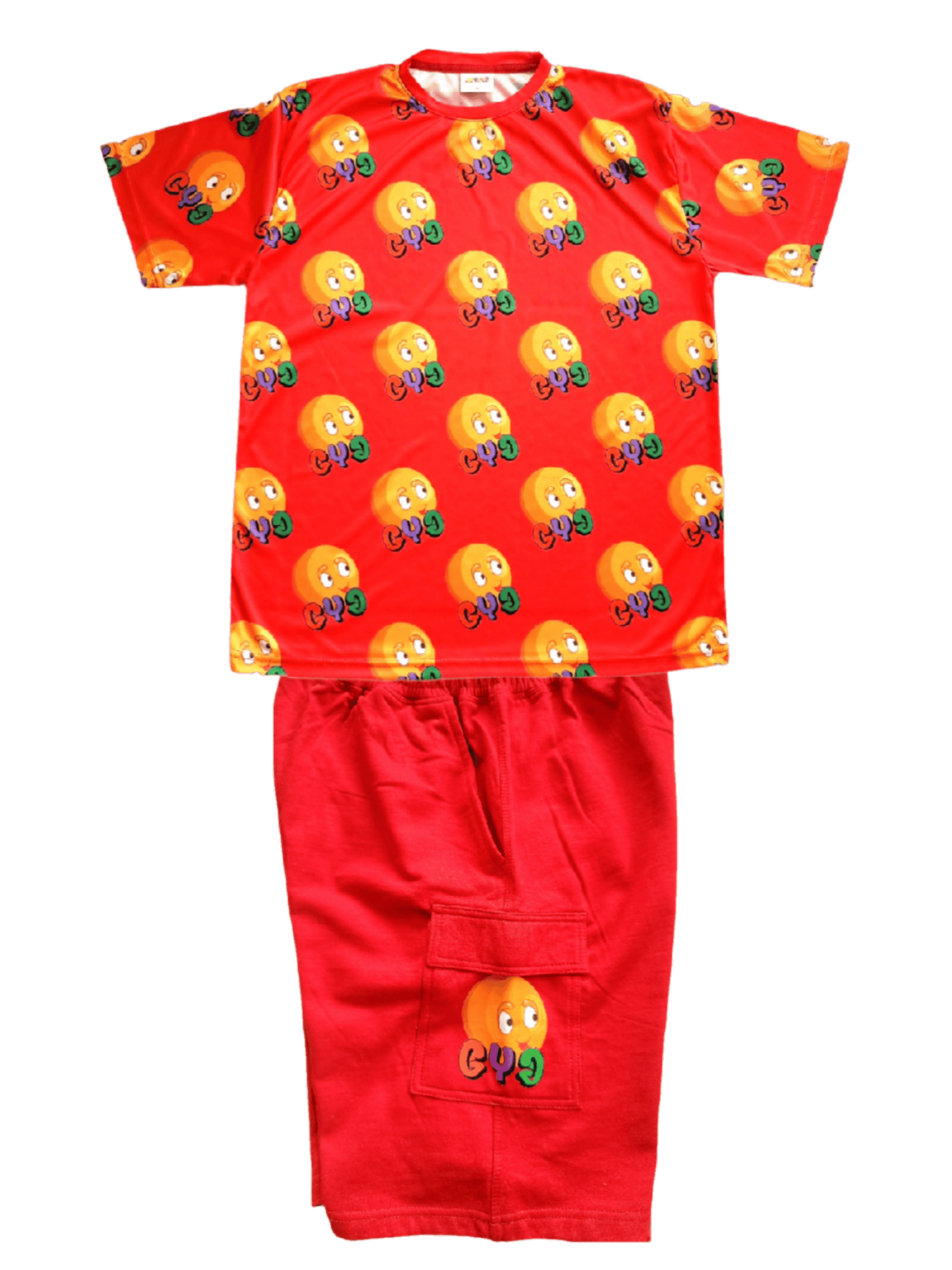 Grow Your Grit (GYG) red cargo shorts - GYG