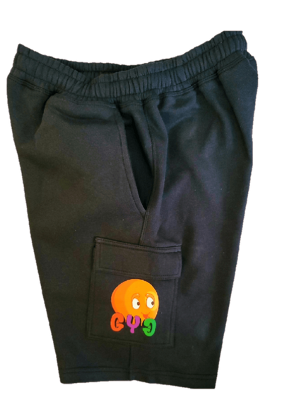 Grow Your Grit (GYG) Black Cargo shorts - GYG