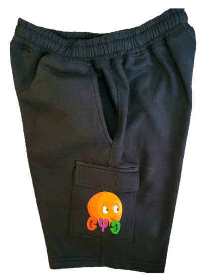 Grow Your Grit (GYG) Black Cargo shorts - GYG