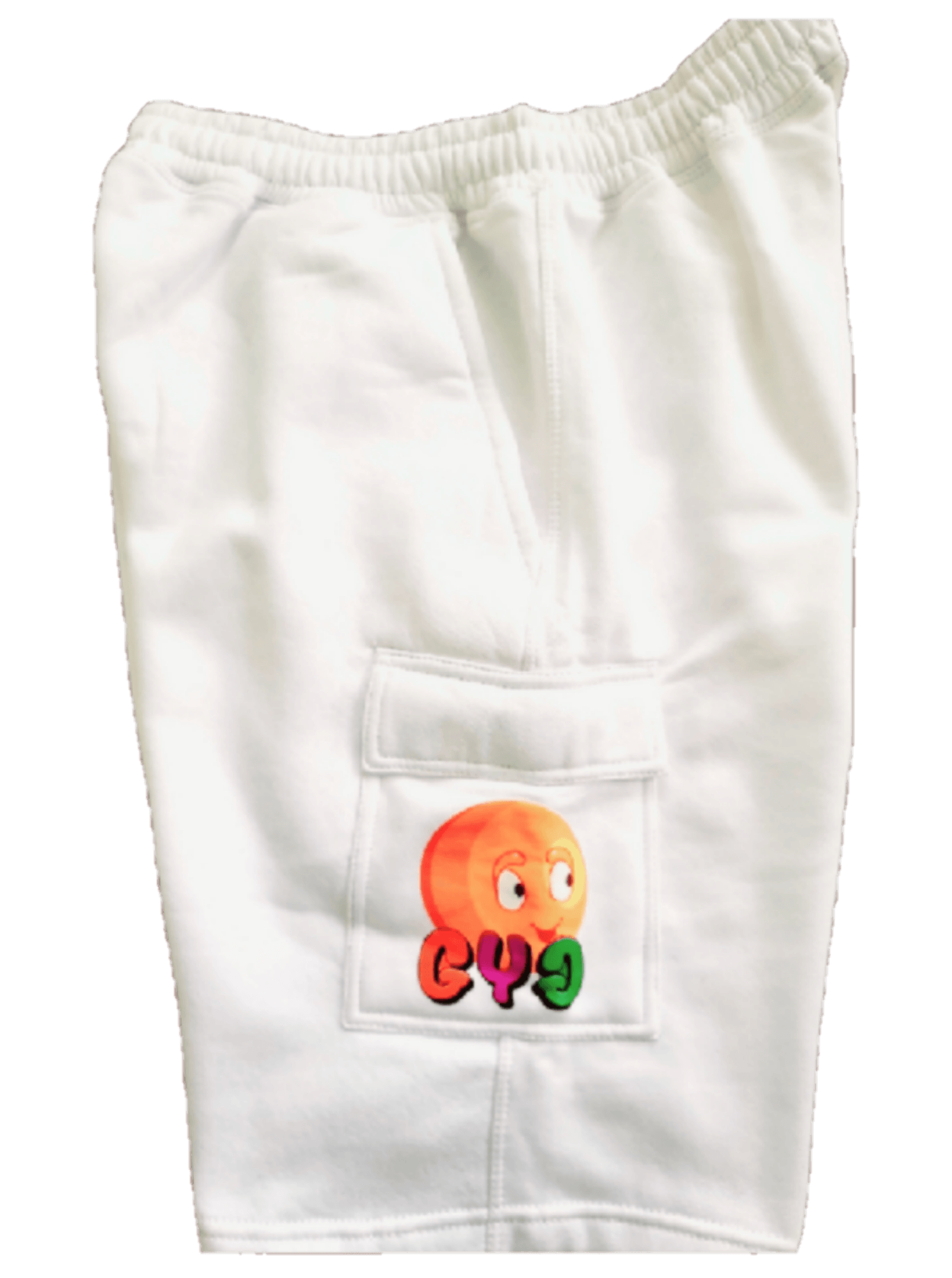 Grow Your Grit (GYG) White cargo shorts - GYG