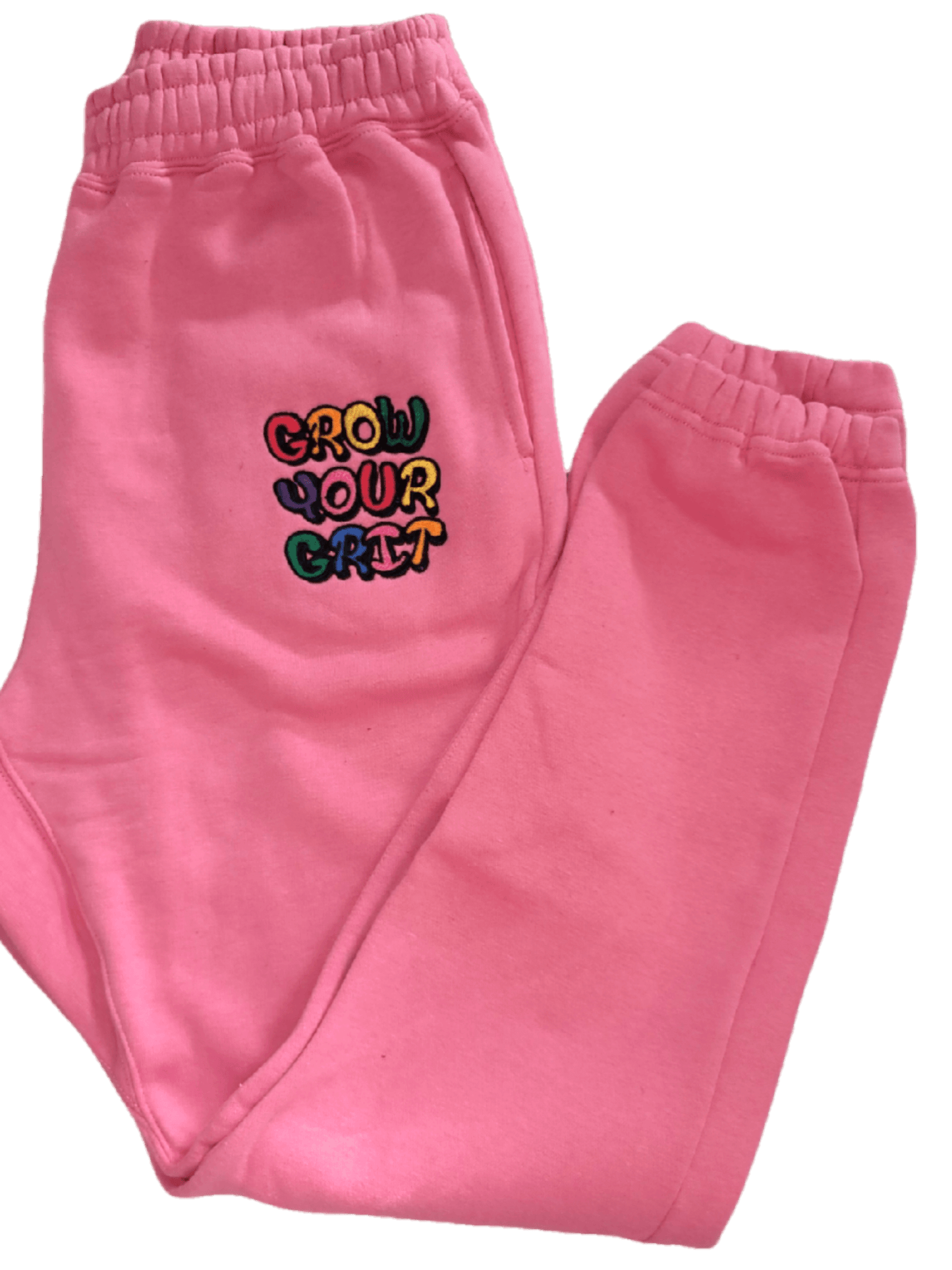 Grow Your Grit Sportswear fleece Rose-Pink Joggers -