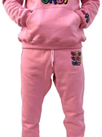 GYG Sportswear fleece Rose-Pink Joggers - GYG