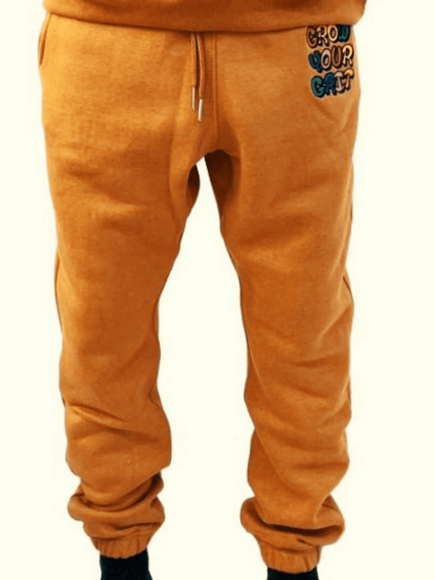 GYG Sportswear fleece Caramel-Brown Joggers - GYG