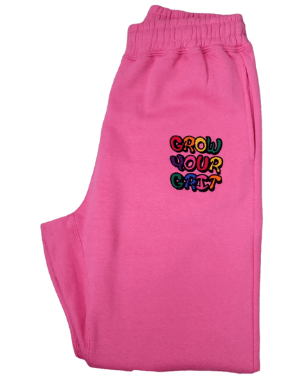 GYG Sportswear fleece Rose-Pink Joggers - GYG